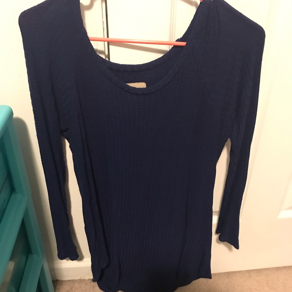 Dark blue Henley long sleeve